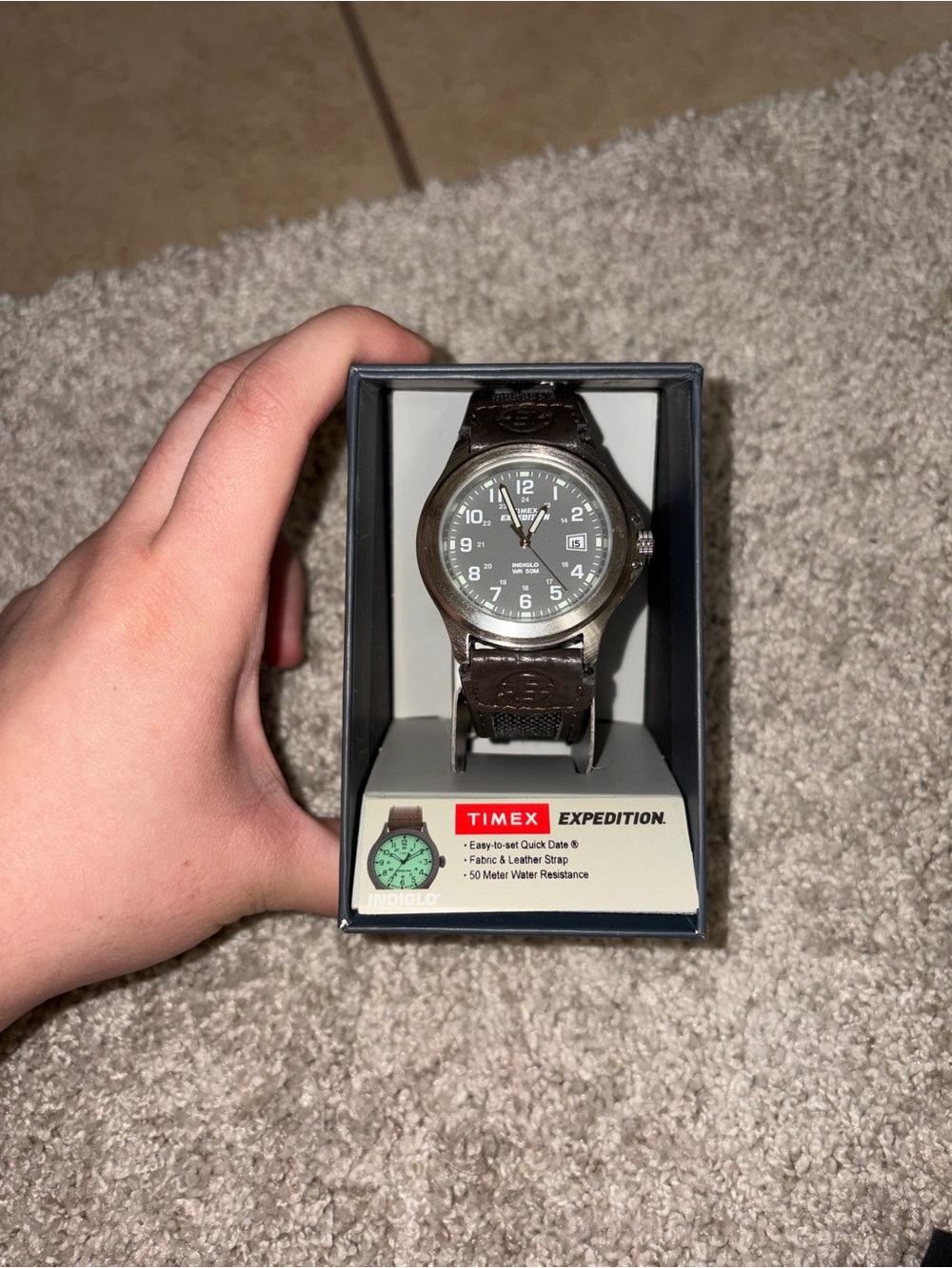 Timex Expedition Men's Brown and Black Field Watch